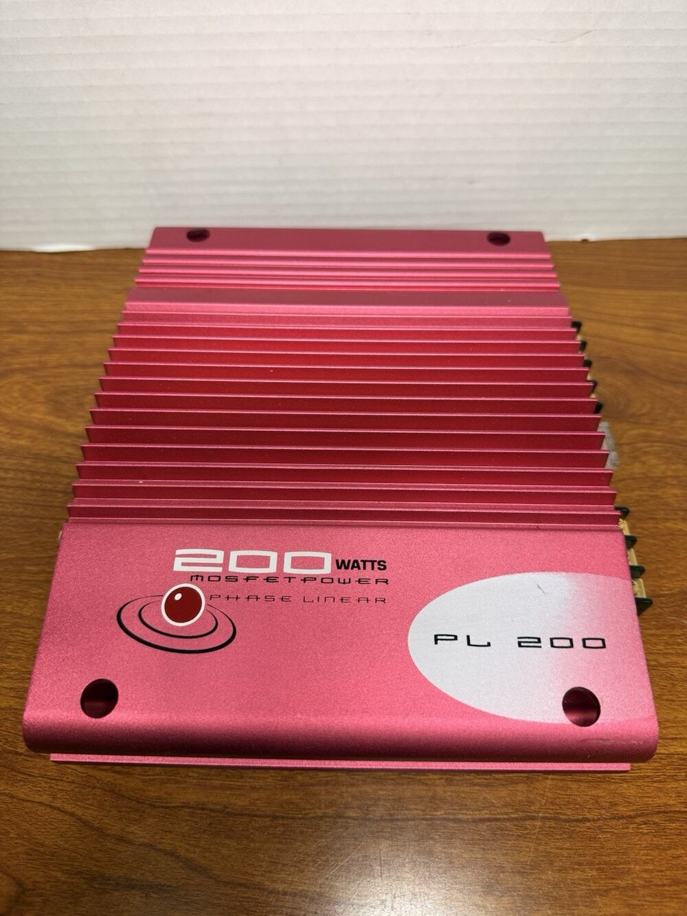 Phase Linear PL200 200 Watt 2 Channel Car Audio Power Amplifier Amp Tested